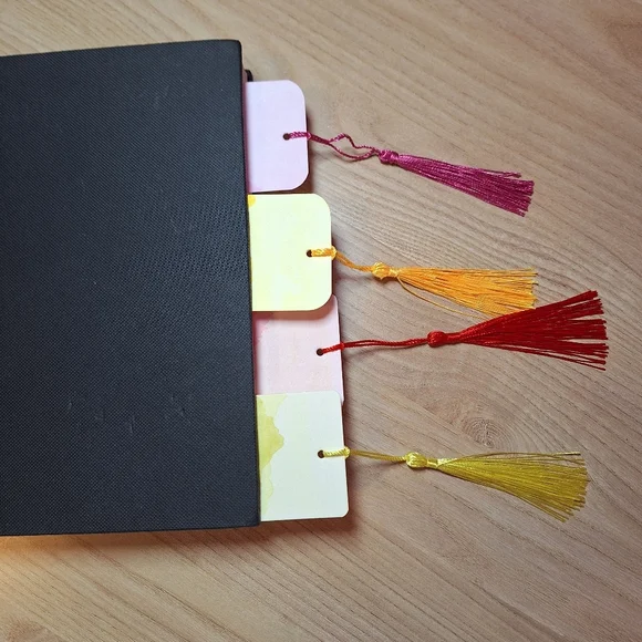 Hand-painted Abstract Landscape Bookmarks - Set of 4 (NWOT) - Picture 7 of 7